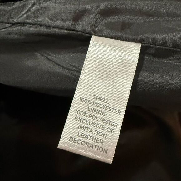 Avenue Sherpa Hooded jacket coat women’s size 3X Burgundy Black - Picture 7 of 7